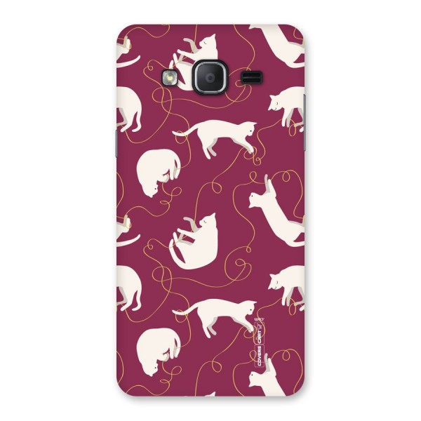 Lazy Kitty Back Case for Galaxy On7 2015