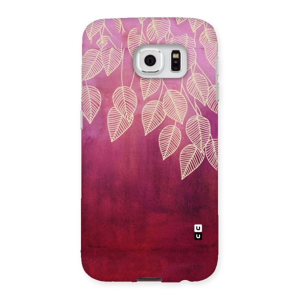 Leafy Outline Back Case for Samsung Galaxy S6