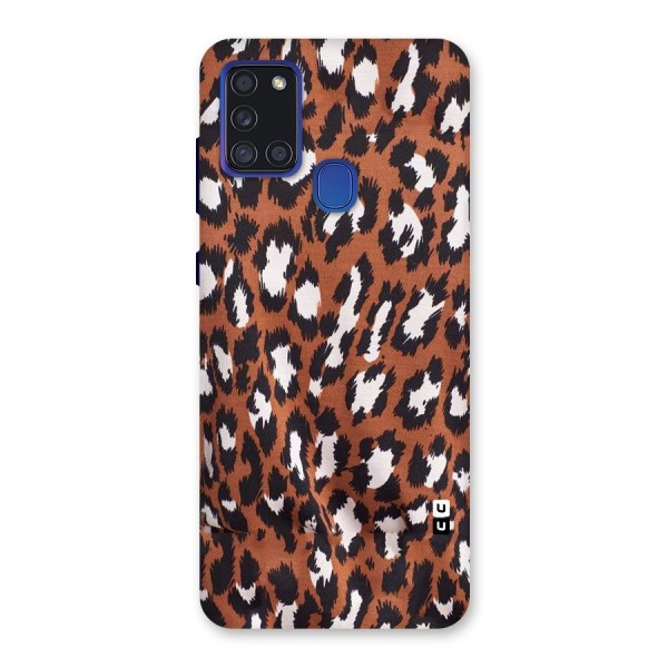 Leapord Design Back Case for Galaxy A21s