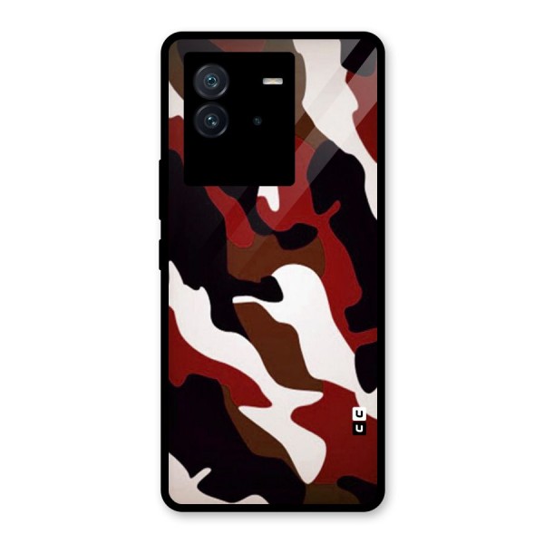 Leapord Pattern Glass Back Case for Vivo iQOO Neo 6 5G