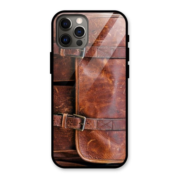 Bag Design (Printed) Glass Back Case for iPhone 12 Pro