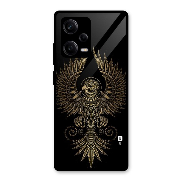 Legendary Phoenix Glass Back Case for Redmi Note 12 Pro