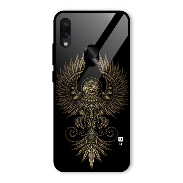 Legendary Phoenix Glass Back Case for Redmi Note 7 Pro