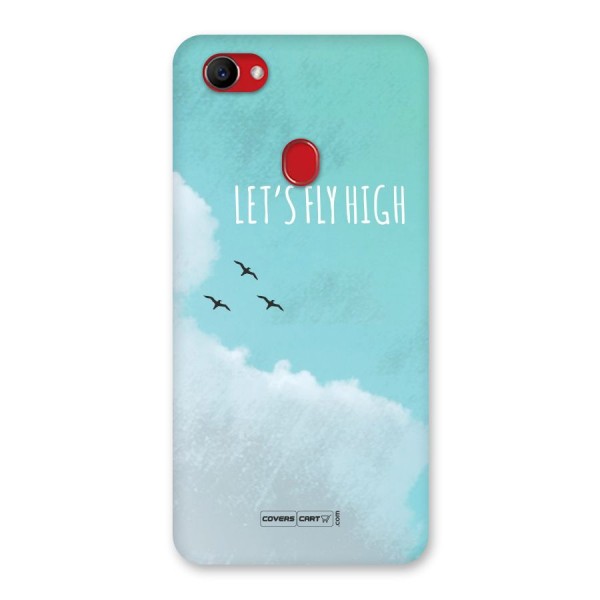 Lets Fly High Back Case for Oppo F7