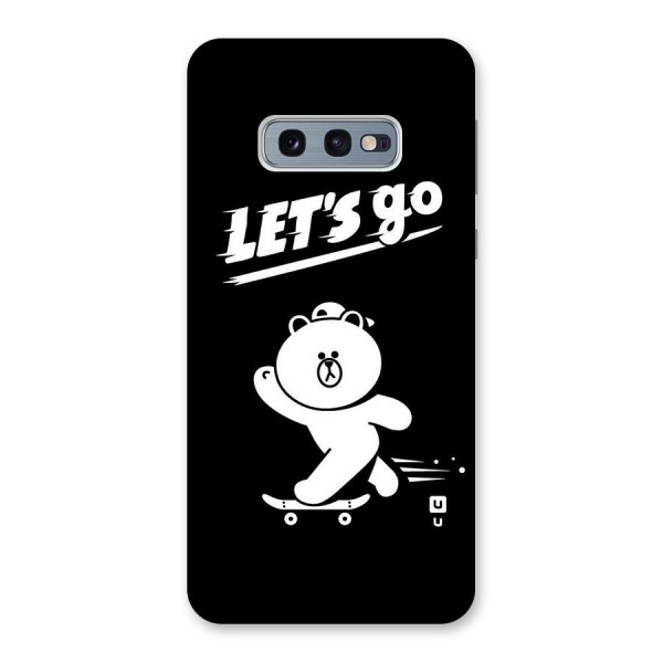 Lets Go Art Back Case for Galaxy S10e