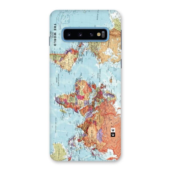 Lets Travel The World Back Case for Galaxy S10