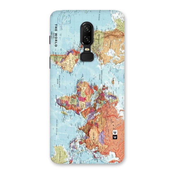 Lets Travel The World Back Case for OnePlus 6