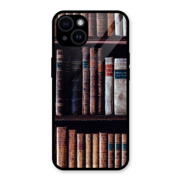 Library Love Glass Back Case for iPhone 14