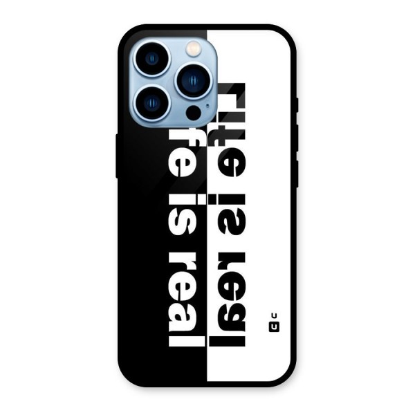 Life Reality Glass Back Case for iPhone 13 Pro