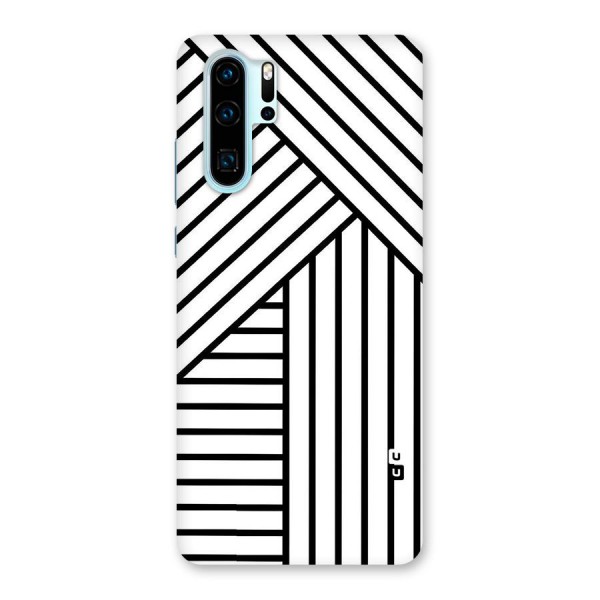 Lines Pattern Stripes Back Case for Huawei P30 Pro