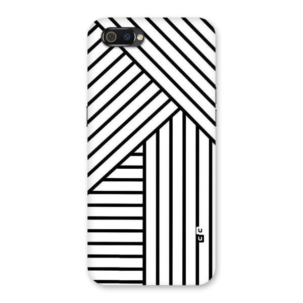 Lines Pattern Stripes Back Case for Realme C2