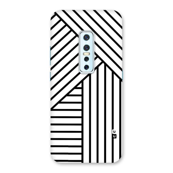 Lines Pattern Stripes Back Case for Vivo V17 Pro