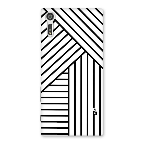Lines Pattern Stripes Back Case for Xperia XZ
