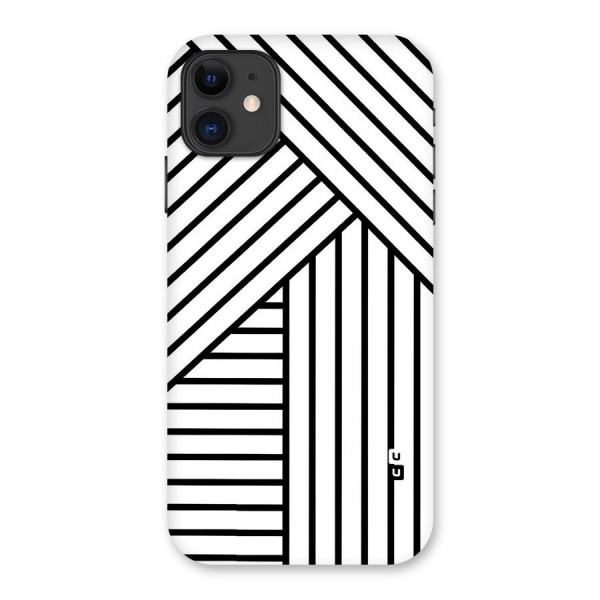 Lines Pattern Stripes Back Case for iPhone 11