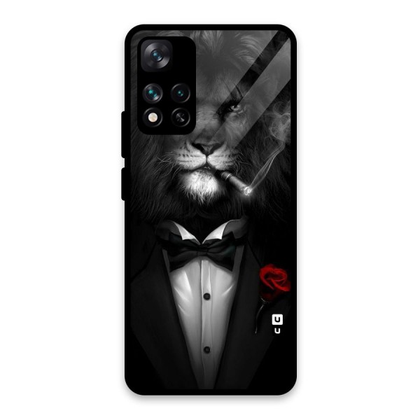 Lion Class Glass Back Case for Xiaomi 11i HyperCharge 5G