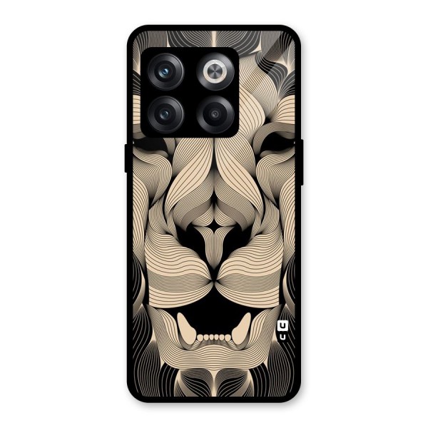 Lion Shape Design Glass Back Case for OnePlus 10T