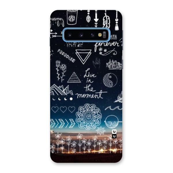 Live In The Moment Back Case for Galaxy S10
