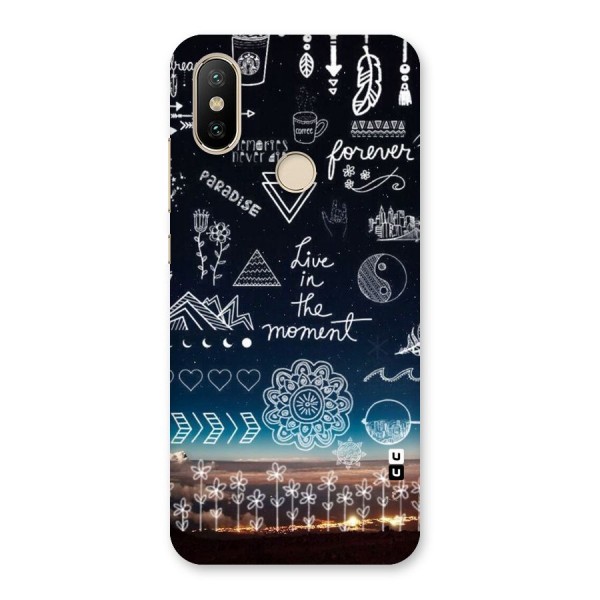 Live In The Moment Back Case for Mi A2