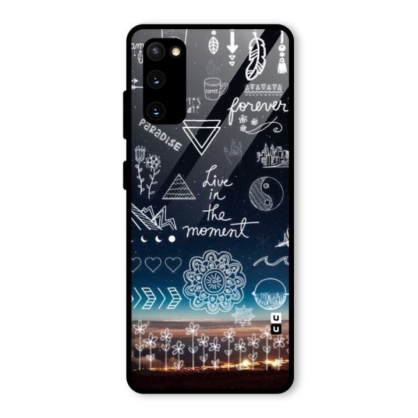 Live In The Moment Glass Back Case for Galaxy S20 FE 5G