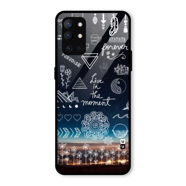 Live In The Moment Glass Back Case for OnePlus 9R