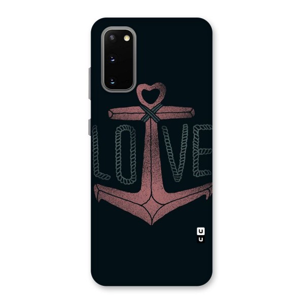 Love Anchor Form Back Case for Galaxy S20