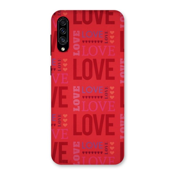 Love Pattern Back Case for Galaxy A30s