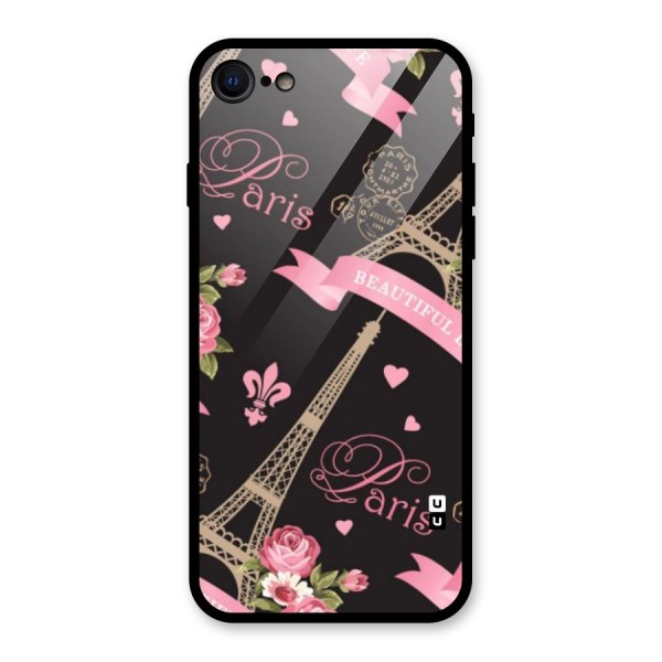 Love Tower Glass Back Case for iPhone SE 2022