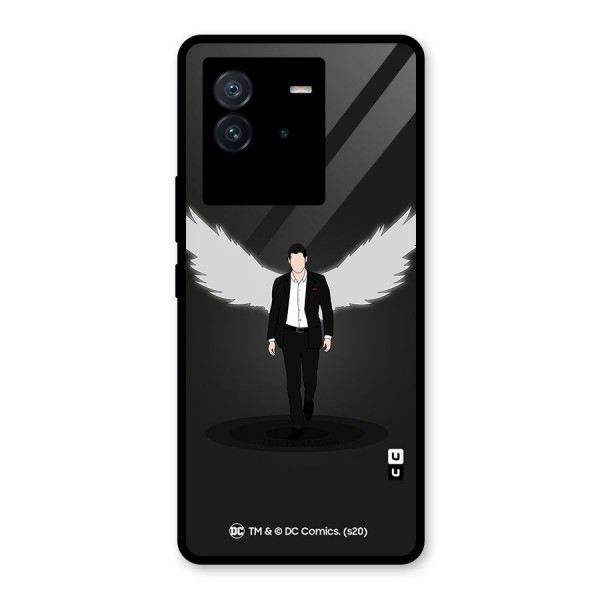Lucifer Minimalistic Archangel Art Glass Back Case for Vivo iQOO Neo 6 5G