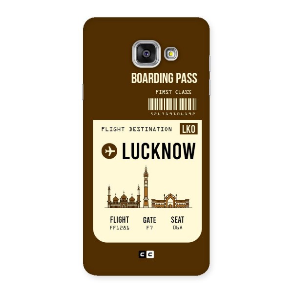Lucknow Boarding Pass Back Case for Galaxy A7 2016