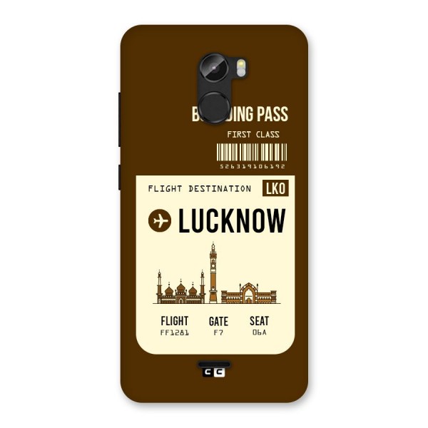 Lucknow Boarding Pass Back Case for Gionee X1