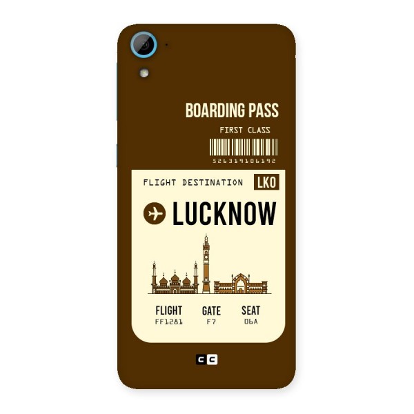 Lucknow Boarding Pass Back Case for HTC Desire 826