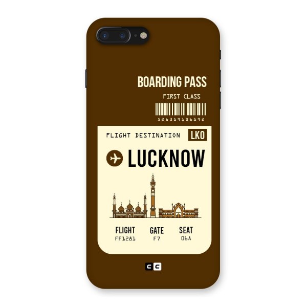 Lucknow Boarding Pass Back Case for iPhone 7 Plus