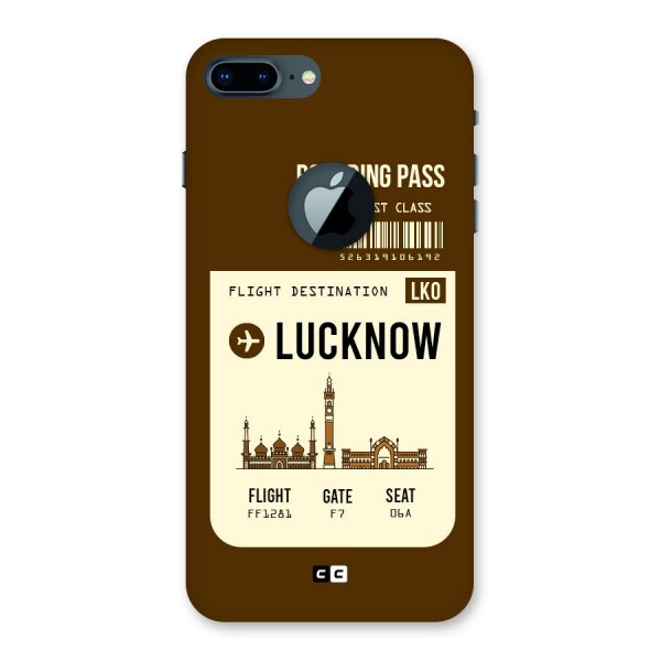 Lucknow Boarding Pass Back Case for iPhone 7 Plus Logo Cut