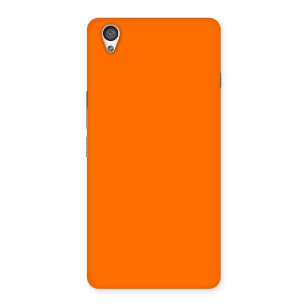 Mac Orange Back Case for OnePlus X