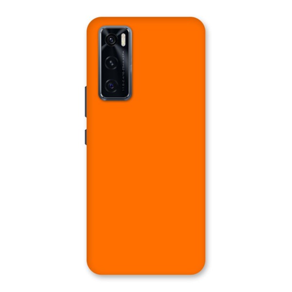 Mac Orange Back Case for Vivo V20 SE