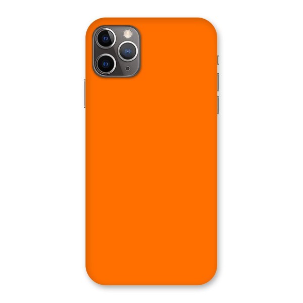 Mac Orange Back Case for iPhone 11 Pro Max