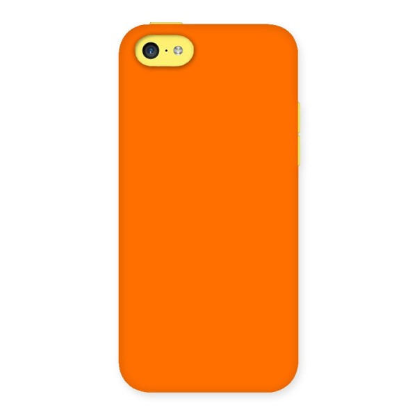 Mac Orange Back Case for iPhone 5C