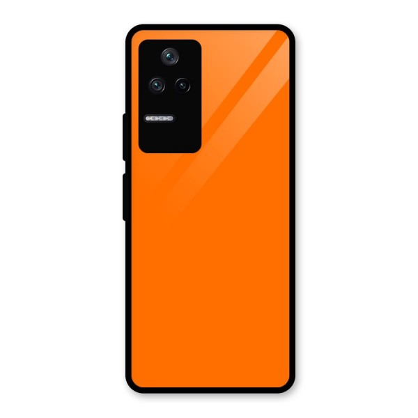 Mac Orange Glass Back Case for Poco F4 5G
