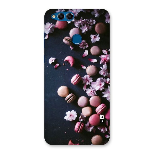 Macaroons And Cheery Blossoms Back Case for Honor 7X