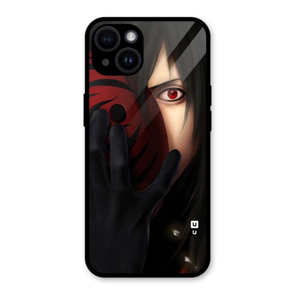 Madara Sharingan Glass Back Case for iPhone 14