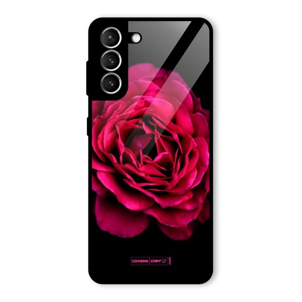 Magical Rose Glass Back Case for Galaxy S21 5G