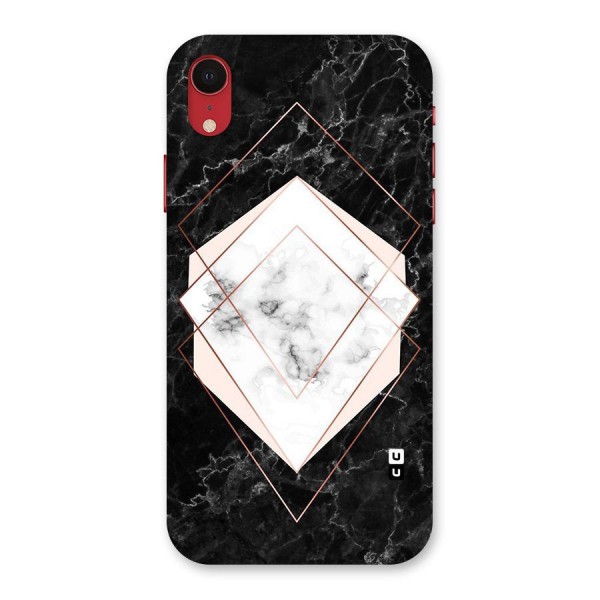Marble Texture Print Back Case for iPhone XR