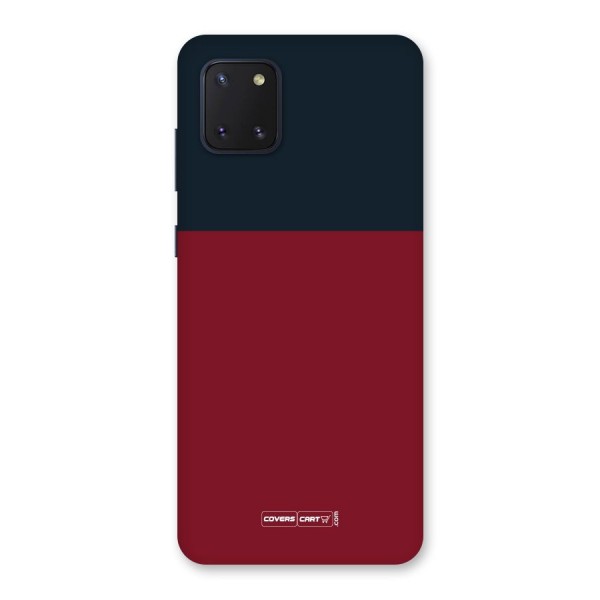 Maroon and Navy Blue Back Case for Galaxy Note 10 Lite