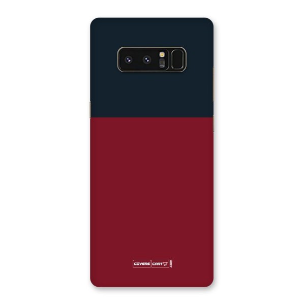 Maroon and Navy Blue Back Case for Galaxy Note 8