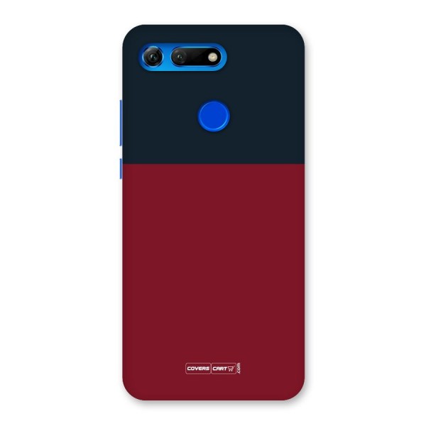 Maroon and Navy Blue Back Case for Honor View 20