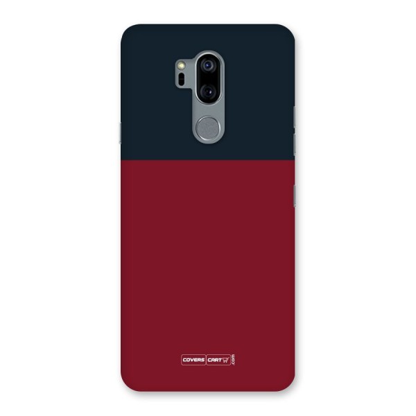 Maroon and Navy Blue Back Case for LG G7