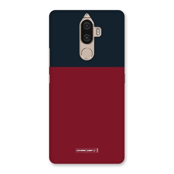 Maroon and Navy Blue Back Case for Lenovo K8 Note