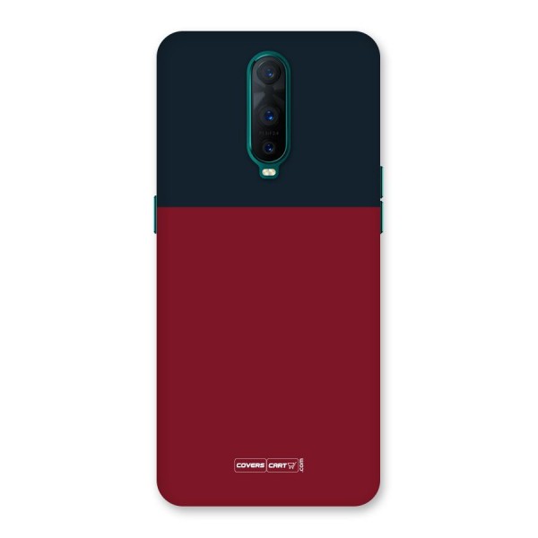 Maroon and Navy Blue Back Case for Oppo R17 Pro