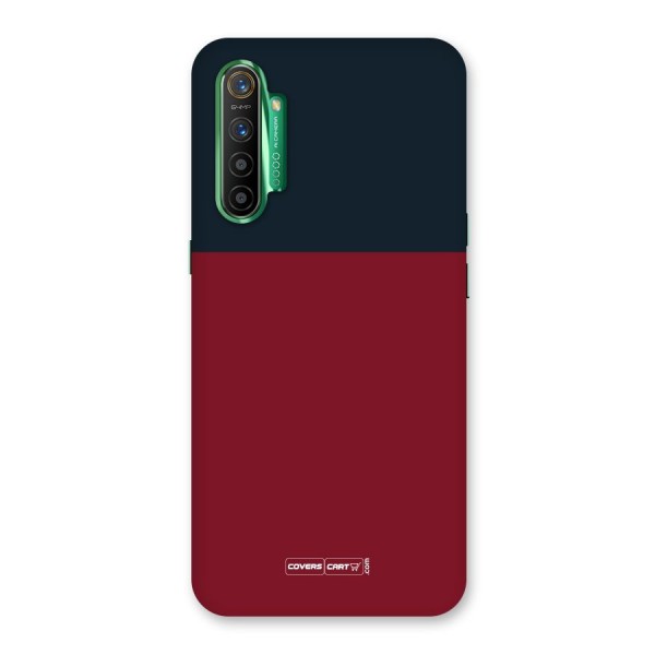 Maroon and Navy Blue Back Case for Realme X2