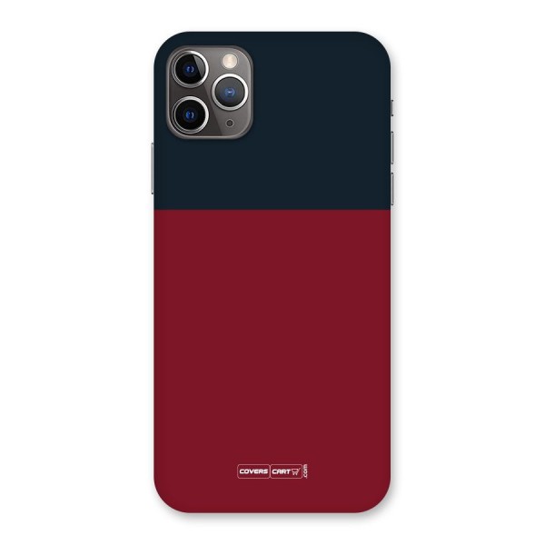 Maroon and Navy Blue Back Case for iPhone 11 Pro Max